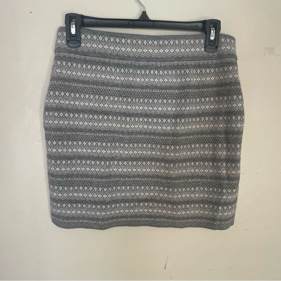 Krimson Klover skirt viscose/polyester gray/white size medium - Picture 1 of 5